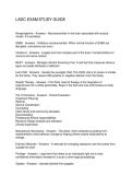 LADC EXAM STUDY GUIDE