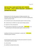 NUR 635 FINAL EXAM QUESTIONS WITH VERIFIED&NewLine;SOLUTIONS &vert; LATEST UPDATE 2026&sol;2027 &vert; GRADED A&plus; &vert;&NewLine;GUARANTEED SUCCESS&period;