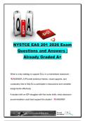 NYSTCE EAS 201 2026 Exam Study Guide &vert; 35&plus; Questions & Answers on ELL Strategies&comma; IEP Accommodations&comma; UDL&comma; PBIS & Inclusive Teaching &vert; New York Teacher Certification