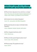 FSC100 STUDY GUIDE 2026 TEST PAPER&NewLine;QUESTIONS AND SOLUTIONS GRADED A&plus;