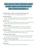 FSVO STATE TEST CERTIFICATION&NewLine;SCRIPT 2026 QUESTIONS WITH&NewLine;SOLUTIONS GRADED A&plus;