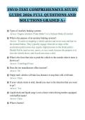 FSVO-TEST COMPREHENSIVE STUDY&NewLine;GUIDE 2026 FULL QUESTIONS AND&NewLine;SOLUTIONS GRADED A&plus;
