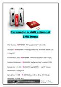 A Shift School of EMS Drugs 2026 Study Guide &vert; 30&plus; Questions & Correct Answers on ACLS Medications&comma; EMS Pharmacology&comma; Cardiac Drugs&comma; Respiratory Emergencies & NREMT Prep &vert; A Shift School of EMS Paramedic
