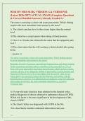 HESI RN MED SURG VERSION A & VERSION B &NewLine;&lpar;Latest 2026-2027&rpar; ACTUAL EXAM&vert; &vert;Complete Questions &NewLine;& Correct Detailed Answers&vert; Already Graded A&plus; 