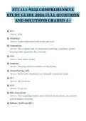 FTT 111-9352 COMPREHENSIVE&NewLine;STUDY GUIDE 2026 FULL QUESTIONS&NewLine;AND SOLUTIONS GRADED A&plus;
