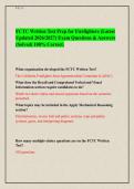 FCTC Written Test Prep for Firefighters &lpar;Latest&NewLine;Updated 2026&sol;2027&rpar; Exam Questions & Answers&NewLine;&lpar;Solved&rpar; 100&percnt; Correct&period;