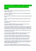 NRF RISE UP CUSTOMER SERVICE Questions and&NewLine;Answers 2026 &vert; Final Exam Prep Guide &vert; A&plus;&NewLine;Verified