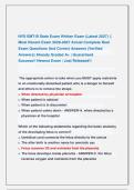 NYS EMT-B State Exam Written Exam &lpar;Latest 2027&rpar; &vert;&vert; &NewLine;Most Recent Exam 2026-2027 Actual Complete Real &NewLine;Exam Questions And Correct Answers &lpar;Verified &NewLine;Answers&rpar; Already Graded A&plus; &vert; Guaranteed                 &NewLine;Success&excl;&excl; Newest Exam &vert; Just Released&excl;&excl;