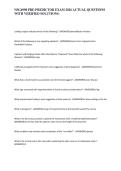 NSG6998 PRE-PREDICTOR EXAM 2026 ACTUAL QUESTIONS WITH VERIFIED SOLUTIONS&period;&NewLine;