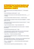 UF PHA6936 Final Test Bank Questions and&NewLine;Answers 2026 &vert; Complete Exam Prep with&NewLine;Explanations &vert; Grade A&plus;