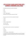 CP-FS STUDY GUIDE QUESTIONS WITH CORRECT ANSWERS 100&percnt; PASS