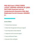 NSG 552 Exam 3 PROCTORED LATEST VERIFIED VERSION OF -2026-2027- With Expected real and comprehensive Questions With Well Elaborated Correct Answers GRADED A&plus;&period;