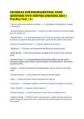 COLORADO LIFE INSURANCE FINAL EXAM&NewLine;QUESTIONS WITH VERIFIED ANSWERS 2026 &vert;&NewLine;Practice Test &vert; A&plus;