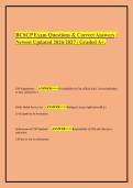 BCSCP Exam Questions & Correct Answers &vert;&NewLine;Newest Updated 2026&sol;2027 &vert; Graded A&plus;&period;
