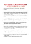 CP-FS PRACTICE TEST QUESTIONS WITH CORRECT ANSWERS 100&percnt; PASS
