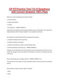 CP-FS Practice Test 7&comma;8&comma;10 Questions with Correct Answers 100&percnt; Pass
