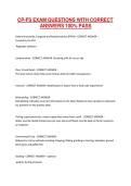 CP-FS EXAM QUESTIONS WITH CORRECT ANSWERS 100&percnt; PASS
