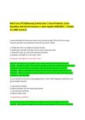 NACE Care Of Childbearing Family Exam &vert; Actual Predictor Exam&NewLine;Questions And Correct Answers &vert; Latest Update 2026&sol;2027 &vert; Graded&NewLine;A&plus; &lpar;100&percnt; Correct&rpar;