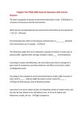 Chapter Five FRHD 2060 Exam &num;1 Questions with Correct&NewLine;Answers