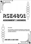 RSE4801 Assignment 02 &lpar;2026&rpar; COMPLETE ANSWERS &vert; Distinction Level Solutions &vert; Due 6 July 2026