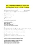 BPOC Capstone &lpar;BPOC&rpar; Final Exam &num;4 &ndash; ClassMarker Assessment 2026 &ndash; Complete Solutions&comma; Verified Answers & Exam Preparation Guide