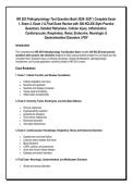 NR 283 Pathophysiology Test Question Bank 2026&ndash;2027 &vert; Complete Exam &NewLine;1&comma; Exam 2&comma; Exam 3 & Final Exam Review with 300 NCLEX-Style Practice &NewLine;Questions&comma; Detailed Rationales&comma; Cellular Injury&comma; Inflammation&comma; &NewLine;Cardiovascular&comma; Respiratory&comma; Renal&comma; Endocrine&comma; Neu