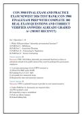 CON 3900 Final Exam 2026 &vert; Complete 300 Q&A with Verified Answers &vert; Federal Acquisition Regulation &lpar;FAR&rpar; & Procurement Law
