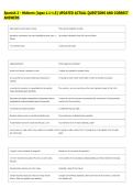 Spanish 2 - Midterm &lpar;Apex 1&period;1-1&period;5&rpar; UPDATED ACTUAL QUESTIONS AND CORRECT &NewLine;ANSWERS