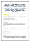 Florida ALF Core Training Exam 2026 &vert; Complete 300 Q&A with Verified Answers &vert; Assisted Living Facility Core Training Test Bank