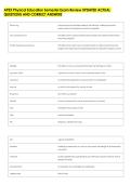 APEX Physical Education Semester Exam Review UPDATED ACTUAL &NewLine;QUESTIONS AND CORRECT ANSWERS