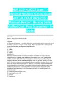 NUR 202&sol; NUR202 Exam 1 &ndash; Maternal-Newborn Nursing Guide ACTUAL EXAM 2026&sol;2027 &vert; Maternal-Newborn Nursing Guide &vert; Verified Q&A &vert; Pass Guaranteed - A&plus; Graded