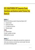 ICC CALIFORNIA UST Inspector Exam Questions and Answers Latest Version Top Rated A&plus;