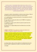 KANSAS ADULT CARE HOME OPERATOR EXAM &lpar;ACHO&rpar; ACTUAL 2026&sol;2027 PRACTICE QUESTIONS AND STUDY GUIDE ACCURATE EXAM COMPLETE REAL QUESTIONS WITH WELL ELABORATED ANSWERS AND RATIONALES &lpar;VERIFIED ANSWERS&rpar; LATEST UPDATED VERSION 2026 EDITION &vert;GUARANTEED PASS A&plus; &lpar;B