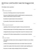 SCM 301 Exam 1 Lukoff Prep &lpar;2026&rpar; &vert; Supply Chain Management Guide