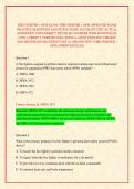FIRE FIGHTER 1 OFM EXAM &sol; FIRE FIGHTER 1 OFM APPROVED EXAM PRACTICE QUESTIONS AND STUDY GUIDE ACCURATE TEST ACTUAL QUESTIONS AND CORRECT DETAILED ANSWERS WITH RATIONALES &lpar;100&percnt; CORRECT VERIFIED SOLUTIONS&rpar; LATEST UPDATED VERSION 2026 EDITION &vert;GUARANTEED PAS