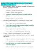 NUR 326 Complete Success Bundle 2026&sol;2027 &vert; Adult Health Exam 1 &plus; Immunity & Infection &plus; Final Exam Prep &plus; Cumulative Final Review &vert; Verified Q&A &vert; Graded A&plus;
