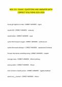 BIOL 251- EXAM 1 QUESTIONS AND ANSWERS WITH&NewLine;CORRECT SOLUTIONS 2025-2026