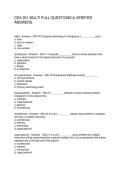 CEA 201 MULTI FULL QUESTIONS & VERIFIED ANSWERS