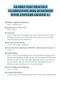 G2 PREP TEST PRACTICE&NewLine;EXAMINATION 2026 QUESTIONS&NewLine;WITH ANSWERS GRADED A&plus;