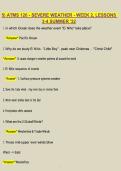 ATMS 120 Severe Weather Week 2 Lessons 3&ndash;4 Study Guide &vert; Practice Questions & Notes &vert; Instant PDF Download