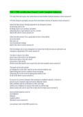 NSC CPR certification Exam &vert;&vert; with Complete Solutions