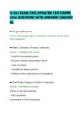 G-202 EXAM TWO UPDATED TEST PAPER&NewLine;2026 QUESTIONS WITH ANSWERS GRADED&NewLine;A&plus;