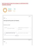 WGU D220 ADULT HEALTH OA EXAM 212 QUESTIONS WITH VERIFIED  ANSWERS&comma;100&percnt;CORRECT