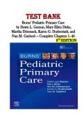 Burns&rsquo; Pediatric Primary Care 8th Edition Test Bank &vert; PNCB & ANCC Exam Prep for Pediatric Nurse Practitioners