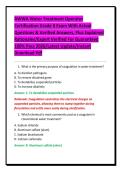 Compilation Bundle For AWWA Water Treatment Operator Certification Grade I&comma; II & III Exam With Actual Questions & Verified Answers&comma; Plus Explained Rationales&sol;Expert Verified For Guaranteed 100&percnt; Pass 2026&sol;Latest Update&sol;Instant Download Pdf