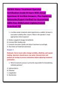 AWWA Water Treatment Operator&NewLine;Certification Grade III Exam With Actual&NewLine;Questions & Verified Answers&comma; Plus Explained&NewLine;Rationales&sol;Expert Verified For Guaranteed&NewLine;100&percnt; Pass 2026&sol;Latest Update&sol;Instant&NewLine;Download Pdf