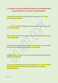 Fire Officer III Exam Prep 2026&vert;2027 Questions with Detailed Verified &NewLine;Answers &lpar;100&percnt; Correct Answers&rpar; &vert; Already Graded A&plus;