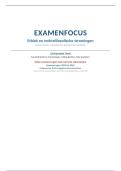 Examenfocus Ethieke & Rechtsfilosofische Stromingen &vert; UGent 