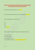 ServSafe Alcohol Certification Exam 2026&vert;2027 Questions with Detailed Verified &NewLine;Answers &lpar;100&percnt; Correct Answers&rpar; &vert; Already Graded A&plus; 