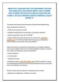 PMHNP ANCC EXAM AND PRACTICE EXAM NEWEST 2026-2029 &NewLine;TEST BANK&vert; ANCC &lpar;PSYCHIATRIC MENTAL HEALTH NURSE &NewLine;PRACTITIONER&rpar; CERTIFICATION EXAM 600 QUESTIONS AND &NewLine;CORRECT DETAILED ANSWERS &lpar;VERIFIED ANSWERS&rpar; ALREADY &NewLine;GRADED A&plus;